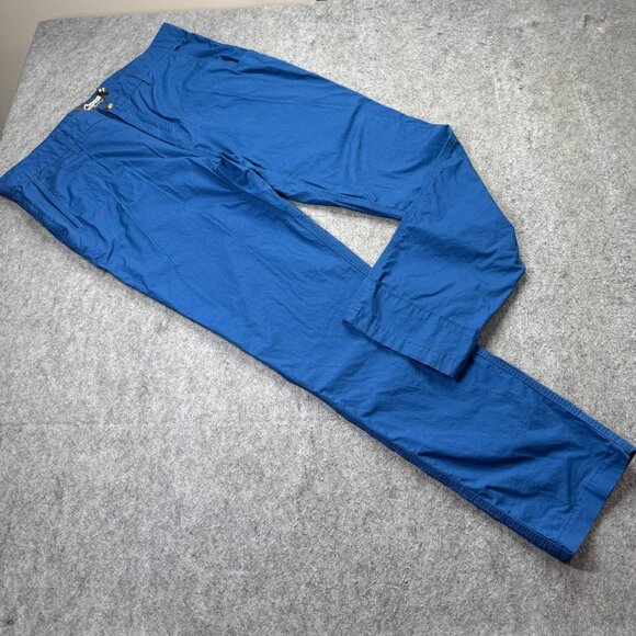 Mountain Khakis Stretch Poplin Pants Men 40 x 32 Blue Modern Fit Tapered - Picture 1 of 16